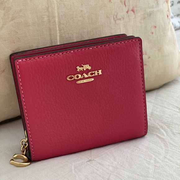 🆕 COACH | Pink Strawberry Haze Purse Satchel & Snap Wallet Bundle - Picture 16 of 16